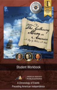 American Heritage Publications The Gathering Storm Student Workbook cover