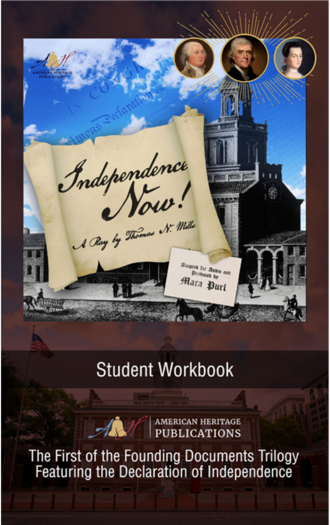 American Heritage Publications Independence Now Student Workbook Cover