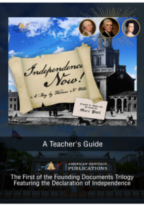 American Heritage Publications Independence Now Teacher's Guide Cover